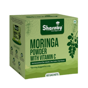 SHARNAY Moringa Powder with Vitamin C | India's First Vitamin C Enriched Moringa Sachets | Daily Superfood Nutrition | Easy to Mix & Carry | No Bitter After Taste