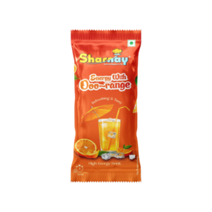 SHARNAY Orange Juice Powder Premix | Instant Orange Drink Mix | Vitamin C Enriched | Refreshing Summer Beverage | Easy-to-Make Sachets
