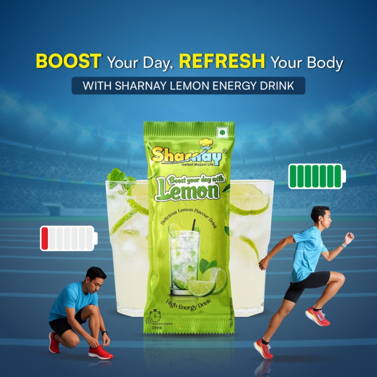 SHARNAY Instant Nimbu Pani Premix | Lemon Juice Powder Drink Mix | Tangy & Refreshing Taste | Just Add Water | On-the-Go Sachets - Image 3